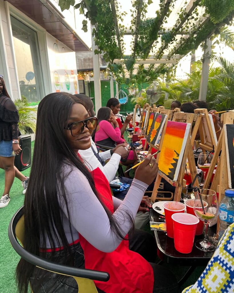 paint and sip in abuja