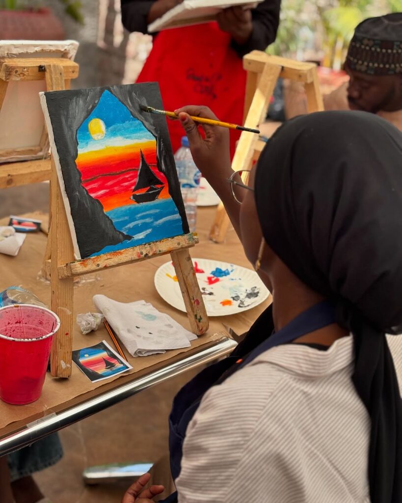 paint and sip in abuja